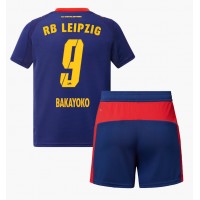 RB Leipzig Johan Bakayoko #9 Vonkajší Detský futbalový dres 2025-26 Krátky Rukáv (+ trenírky)